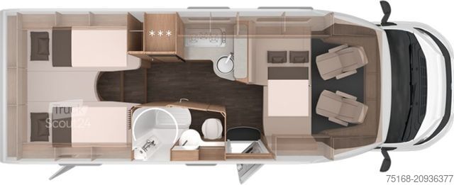 Autorulotă semi-integrată KNAUS L!VE TI 700 MEG Platinum Selection Modell 2026 /