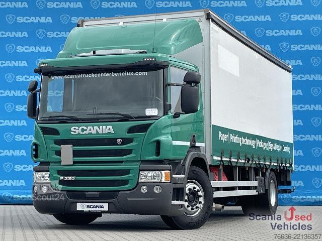 Valníkový nákladní automobil s plachtou Scania P 320 DB4x2MNB RETARDER FULL AIR 2T TAIL LIFT ACC