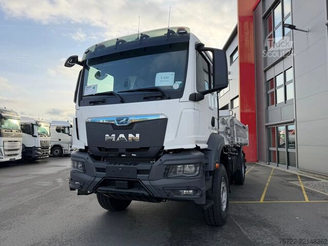 Benne à 3 côtés MAN TGS 18.440 4x2 BL MEILLER Krankipper Palfinger