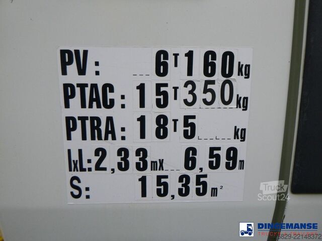 Camião-cisterna DAF LF 55.220 4X2 fuel tank 10 m3 / 3 comp