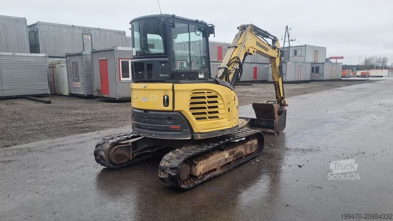 Minigraafmachine < 7t Yanmar VIO 57-6A with 3 excavator buckets