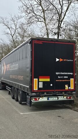 Semi-remorque bâchée Kögel Joloda -Paper ,Lift,Edscha guter Zustand