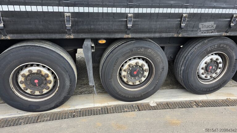 Semi-remorque bâchée Kögel Joloda -Paper ,Lift,Edscha guter Zustand