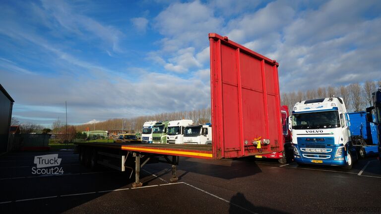 Remorque à plate-forme Netam-Fruehauf 3 AXLE FLATBED TRAILER