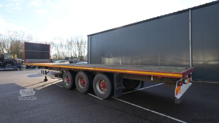 Remorque à plate-forme Netam-Fruehauf 3 AXLE FLATBED TRAILER
