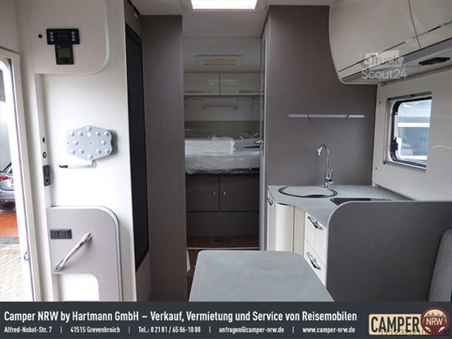 Camping-car semi-intégré ETRUSCO T 7400 QBC Mod 2025, TV, Hubbett, Markise