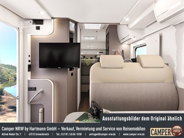 Camping-car semi-intégré ETRUSCO T 6900 SB Compete Sel.+Markise+Hubbett+Sat+DuoC.