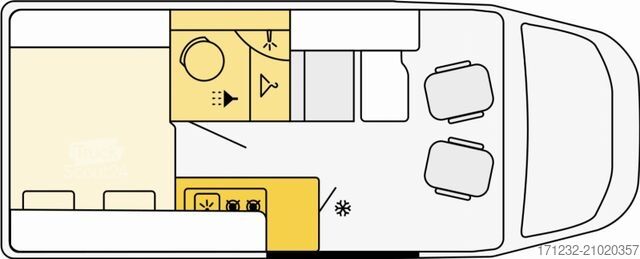 Camping-car ETRUSCO CV 600 DB Fiat