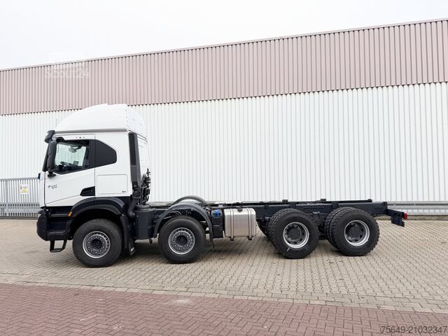 Camión portacontenedores de gancho Iveco-Magirus T-Way AT410T51/58 8x4 T-Way AT410T51/58 8x4, Retarder, 4x VORHANDEN!