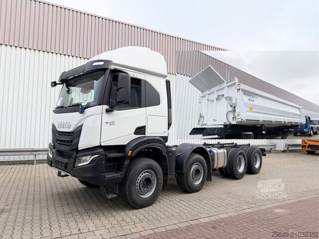 Camion-benne tricar Iveco-Magirus T-Way AT410T51/58 8x4 T-Way AT410T51/58 8x4, Retarder, 4x VORHANDEN!