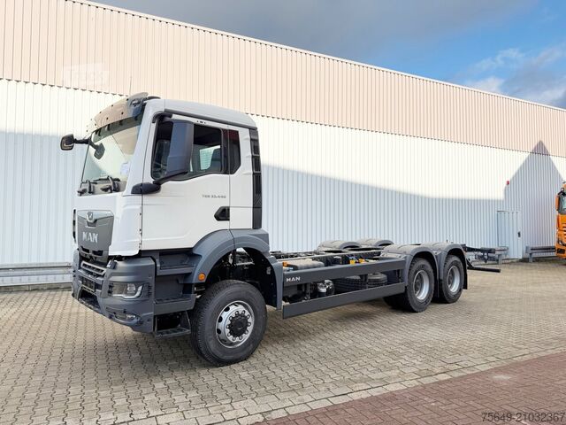 Lastbilchassi MAN TGS 33.440 6x6 BB CH TGS 33.440 6x6 BB CH, Hohe Bauart, Nebenantrieb