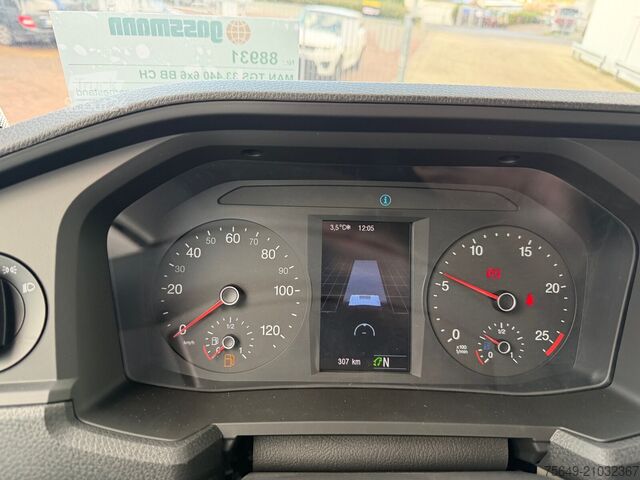 Lastbilchassi MAN TGS 33.440 6x6 BB CH TGS 33.440 6x6 BB CH, Hohe Bauart, Nebenantrieb