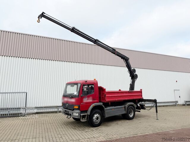 Torenkraan Mercedes-Benz Atego 1523 AK 4x4 Atego 1523 AK 4x4, Heckkran Hiab 085-3, absattelbar
