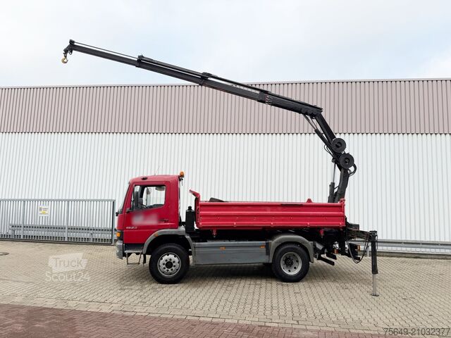 Torenkraan Mercedes-Benz Atego 1523 AK 4x4 Atego 1523 AK 4x4, Heckkran Hiab 085-3, absattelbar