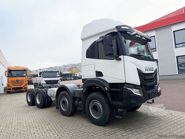 Camion-benne tricar Iveco-Magirus T-Way AT410T51/58 8x4 T-Way AT410T51/58 8x4, Retarder, Bordmatik, 4x VORHANDEN!