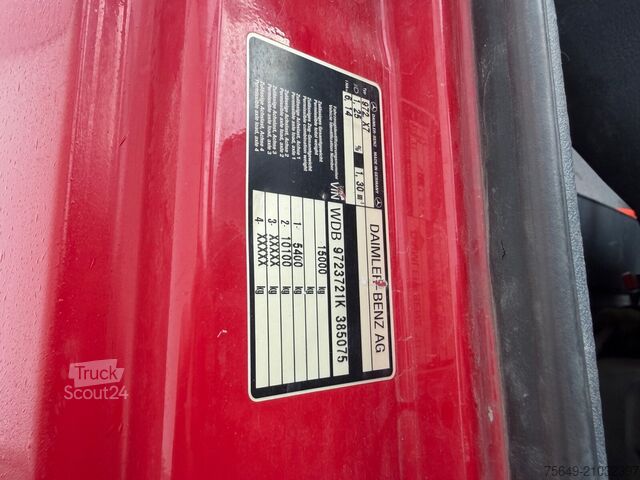 Camion-benne tricar Mercedes-Benz Atego 1523 AK 4x4 Atego 1523 AK 4x4