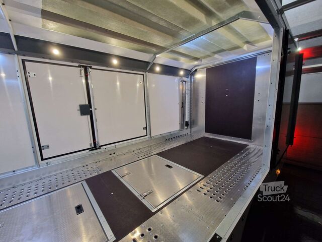 Autotransportator Brian James Trailers Race Transporter 5 weiß ab Lager verfügbar