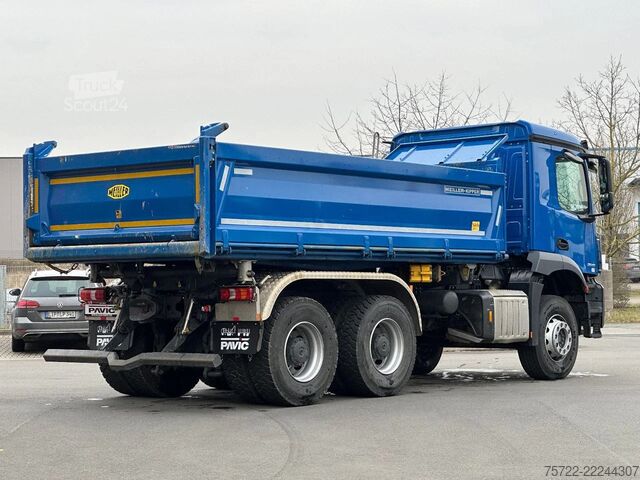 3 pusių savivartis Mercedes-Benz Arocs 2643 6x4 Dreiseitenkipper Meiller SOFORT