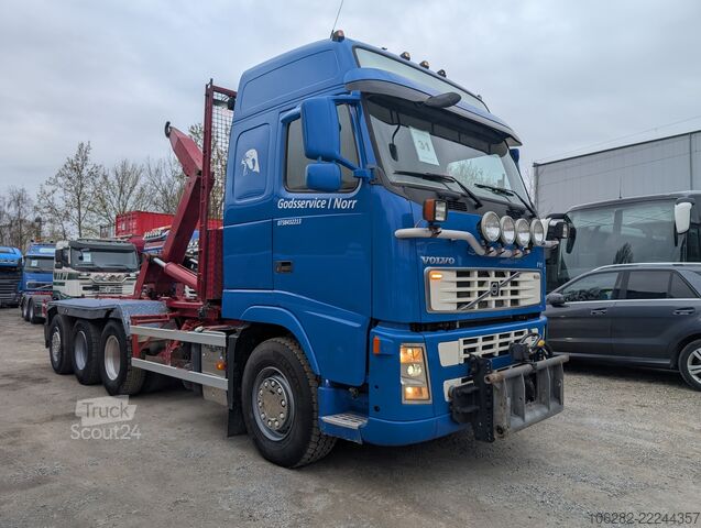 Autocamion cu cârlig pentru containere Volvo FH520 -37 8X4 JOAB Lift+Lenkachse Blatt/