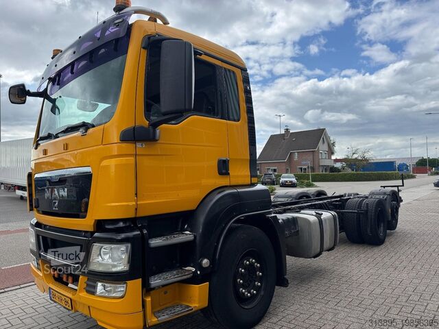 Box body MAN TGS 26.360 6x2, PTO Pump, Manual Gear, Steering...