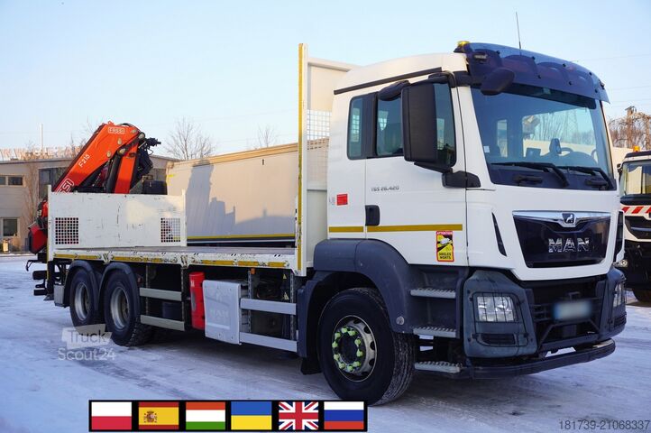 Vinçli platform MAN TGS 26.420 6x4 / Fassi F215A.2.24