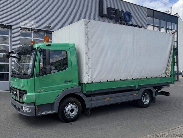 Ponyvával szerelt furgon mercedes-benz MB Atego 816 Plane/Spriegel mit Ladebordwand, Rü