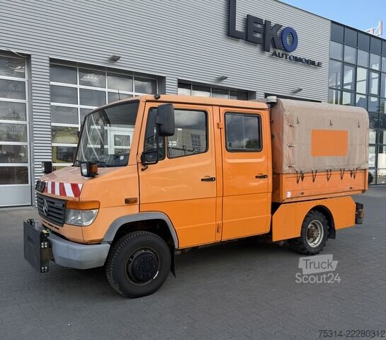 Фургон-шафа з фіранкою mercedes-benz MB Vario 614D Kipper Pritsche Plane/Spriegel mit