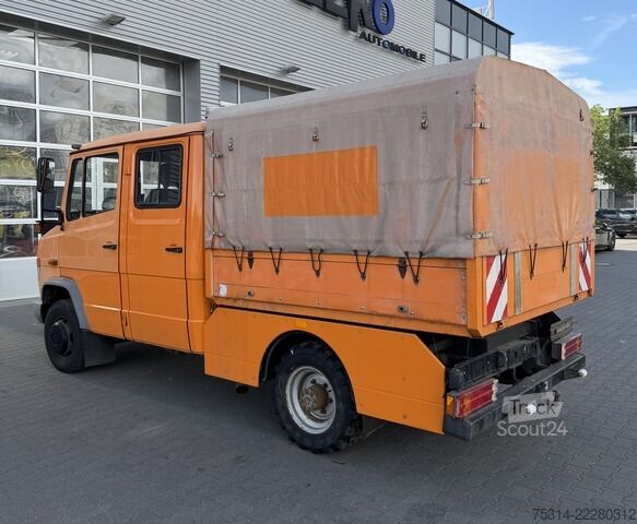 Фургон-шафа з фіранкою mercedes-benz MB Vario 614D Kipper Pritsche Plane/Spriegel mit