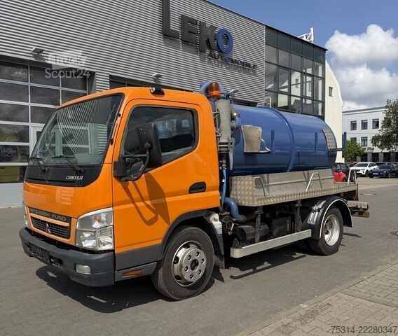 Imutyhjysäiliöauto mitsubishi Fuso Canter FE 85 Jurop Faekalienwagen 3,5m³