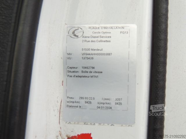 LKW mit Kofferaufbau RENAULT 380DXI Midlum Koffer + LBW (manual)