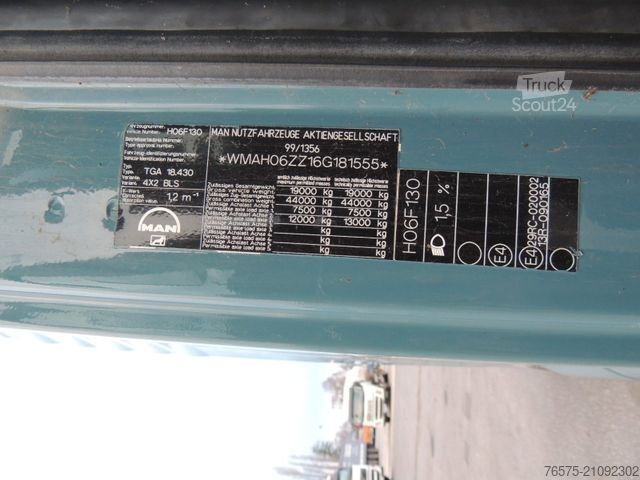 Standard trækkerunit MAN TGA 18.430 XXL