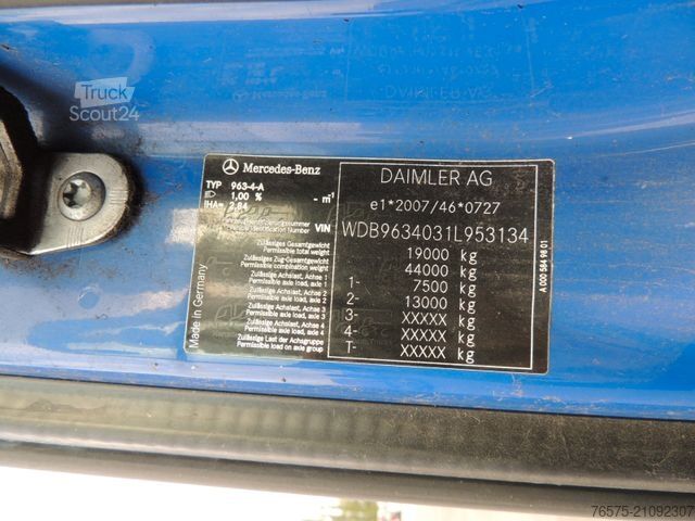 Standard trækkerunit MERCEDES-BENZ 1836 Actros Streamspace