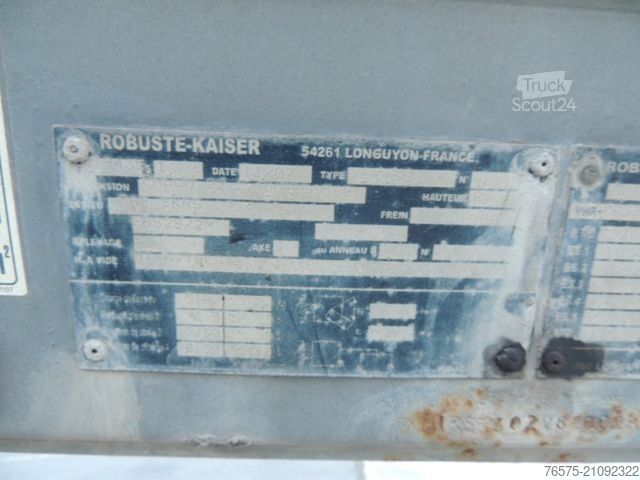 Semirremolque volquete KAISER Hardox kipper