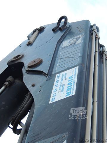 Truck mounted crane RENAULT 270dci Lander Plateau + Kran Hiab 140