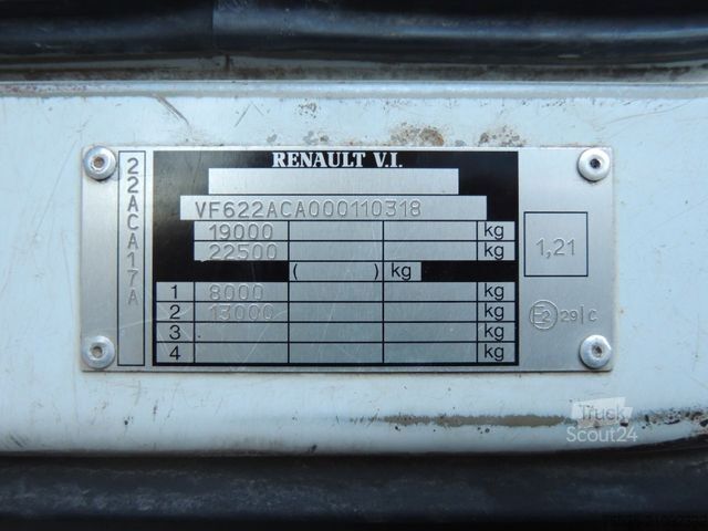 Truck mounted crane RENAULT 270dci Lander Plateau + Kran Hiab 140