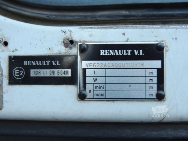 Truck mounted crane RENAULT 270dci Lander Plateau + Kran Hiab 140