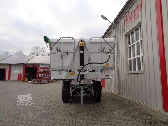 Kiperska poluprikolica FLIEGL 3-Achs Sattelkipper Alu 25m³ Revolution