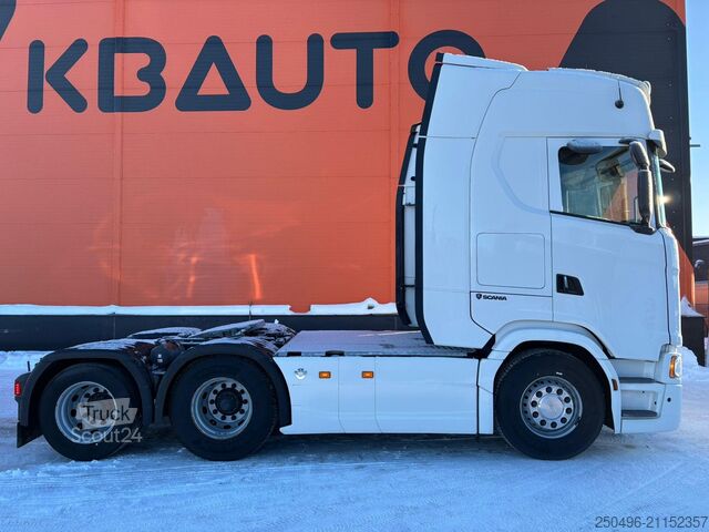 Стандартний трактор Scania S 660 6x2 RETARDER / DOUBLE BOGIE