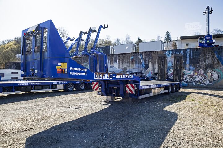 Tieflader-Auflieger für Baumaschinen Zanner STL 38 - Sanh Tieflader Spezial