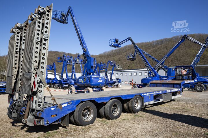 Tieflader-Auflieger für Baumaschinen Zanner STL 38 - Sanh Tieflader Spezial