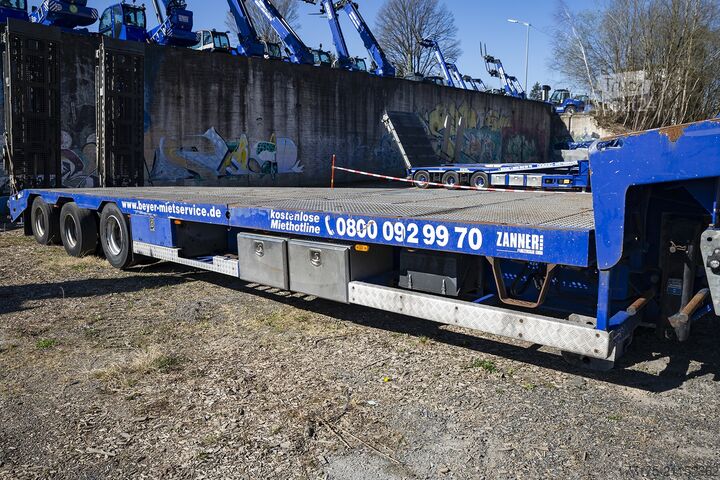 Tieflader-Auflieger für Baumaschinen Zanner STL 38 - Sanh Tieflader Spezial
