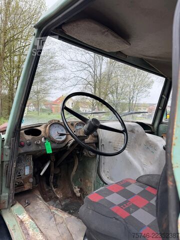 Dumper Mercedes-Benz Unimog 403, Pritsche, Kipper, 72 PS, voll funkt...