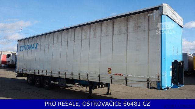 Ανοιχτό ημιρυμουλκούμενο με μουσαμά KÖGEL SN 24 MEGA - BORDWANDE - SEITEN