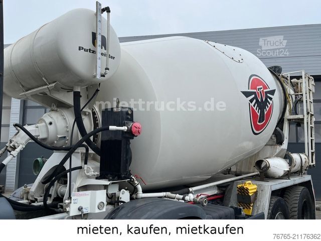Concrete mixer truck MAN 32.430 Putzmeister 10cbm Miete, Kauf, Mietkauf