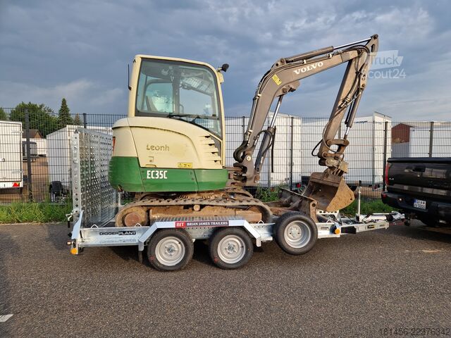 PKW-Anhänger Brian James Trailers Digger Plant Rampe 543-3217-35 direkt