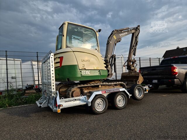 PKW-Anhänger Brian James Trailers Digger Plant Rampe 543-3217-35 direkt