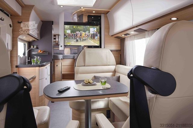 Camping-car semi-intégré MALIBU T 470 RB LE K comfort 180PS+ACC+Markise+TV+LED