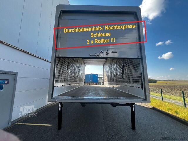 Anhänger-Wechselpritsche KRONE Heck & Front  Alu.- Rolltor