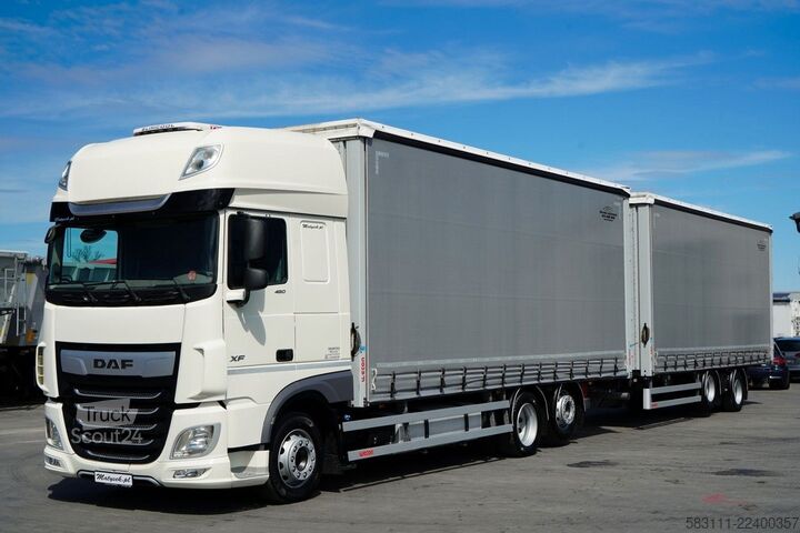 Jumbo-Lkw DAF XF 480 / ZESTAW TANDEM / SSC / MEGA / O? PODNOSZ