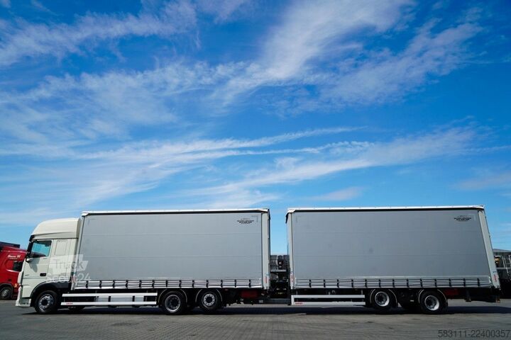 Jumbo-Lkw DAF XF 480 / ZESTAW TANDEM / SSC / MEGA / O? PODNOSZ